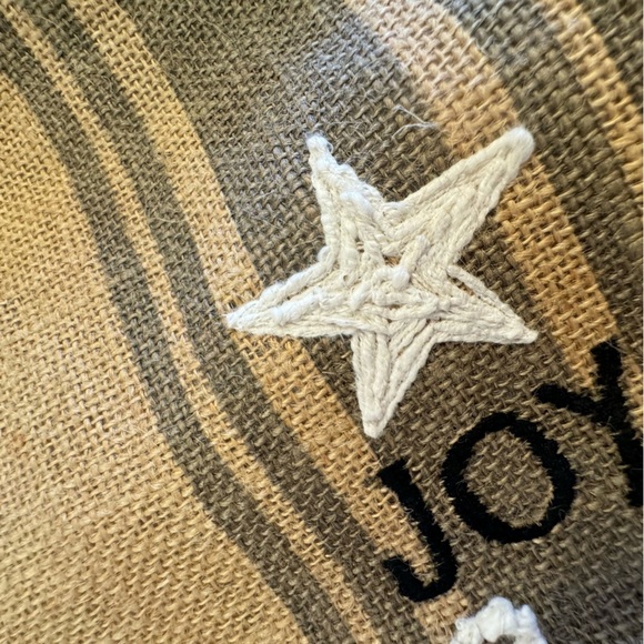 Holiday Burlap Style Table Runner Christmas Tree Love Faith Noel 14.5"x75" - Picture 9 of 11